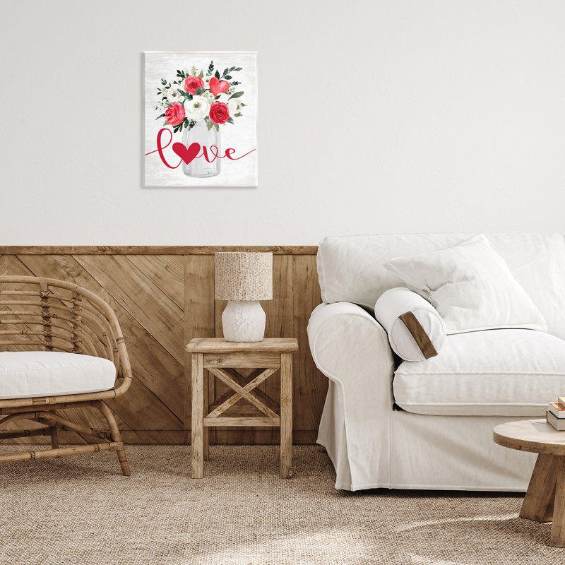 Plaque murale Love & Hearts