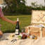 Panier en osier, service pour 2