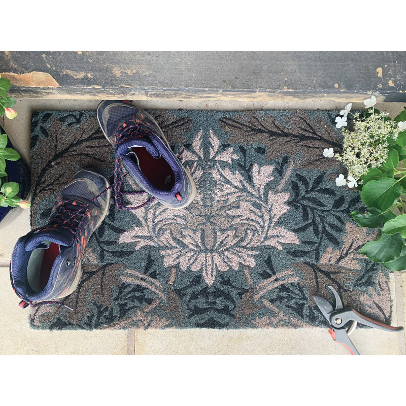 Floral Indoor / Outdoor Doormat, 45cm W x 75cm L