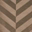 Staggered Chevron Grass Cloth Wallpaper Roll by Colette Cosentino