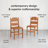 Celine Solid Wood Accent Dining Chairs - Fully Assembled