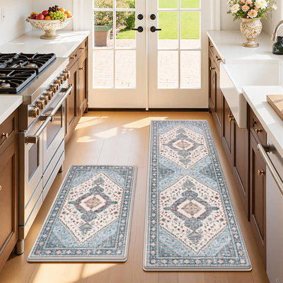Non-Slip Anti-Fatigue Kitchen Mats (Set of 2)