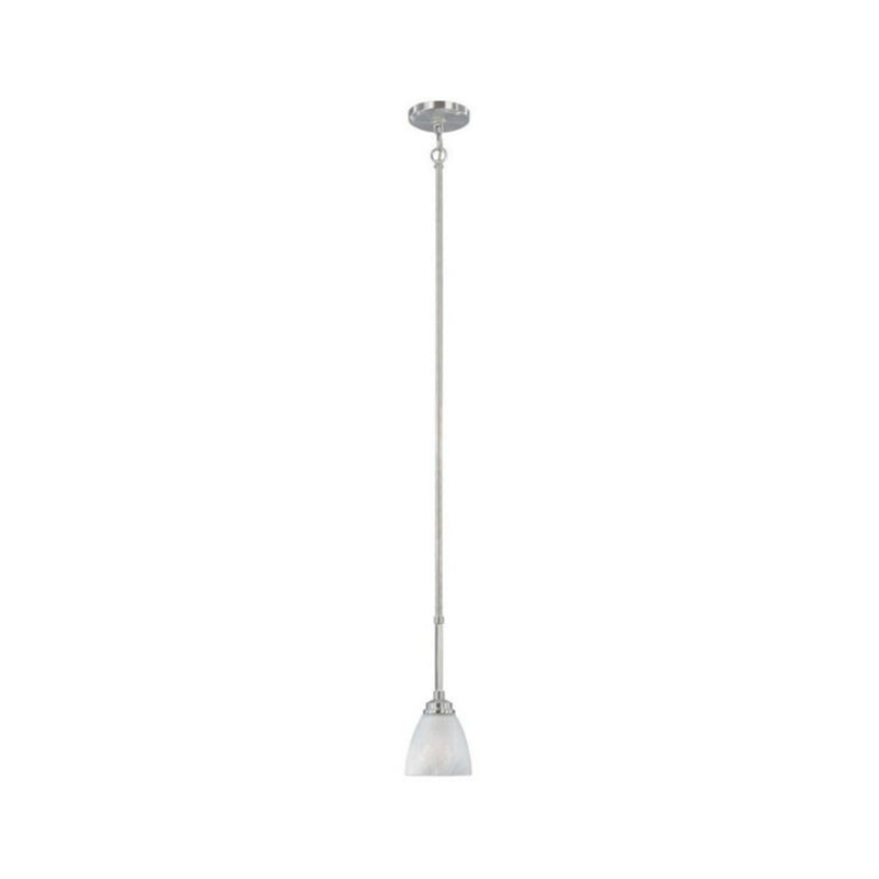 Nasim 1 - Light Single Pendant, Satin Platinum