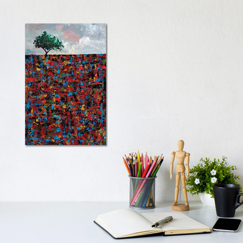 Joseph Marshal Foster - Wrapped Canvas Painting, 20.32 cm H x 30.48 cm W