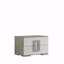 Table de chevet 2 tiroirs, style contemporain