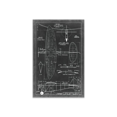 " Aeronautic Blueprint I " by Vision Studio