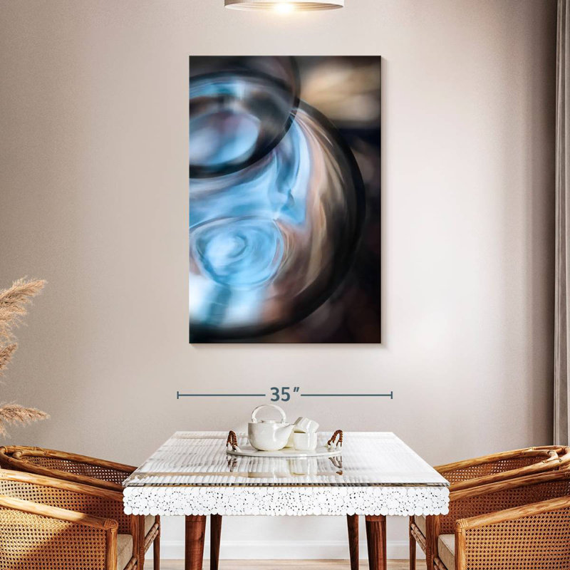 Avery Blue Vase, 48" H x 32" W