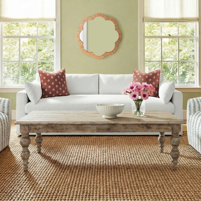 Werner Solid Wood 4 Legs Coffee Table