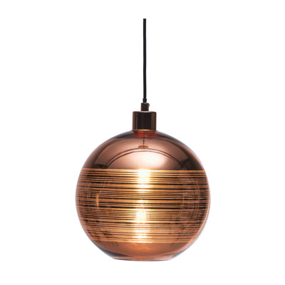 Martinique 1 - Light Copper Sphere Pendant