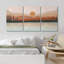 «Sun Mountain Landscape Nature Landscape Decor Abstract on Canvas», reproduction de 3 pièces-94433988-94433987