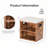 Small Cushion Shoe Bench With Shoe Rack-586958802-584095967