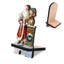 Support de bureau Designocracy rouge / brun / blanc-84308840
