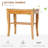 Theilson 19.75'' W Bamboo Shower Bench