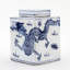 Pot carré avec couvercle