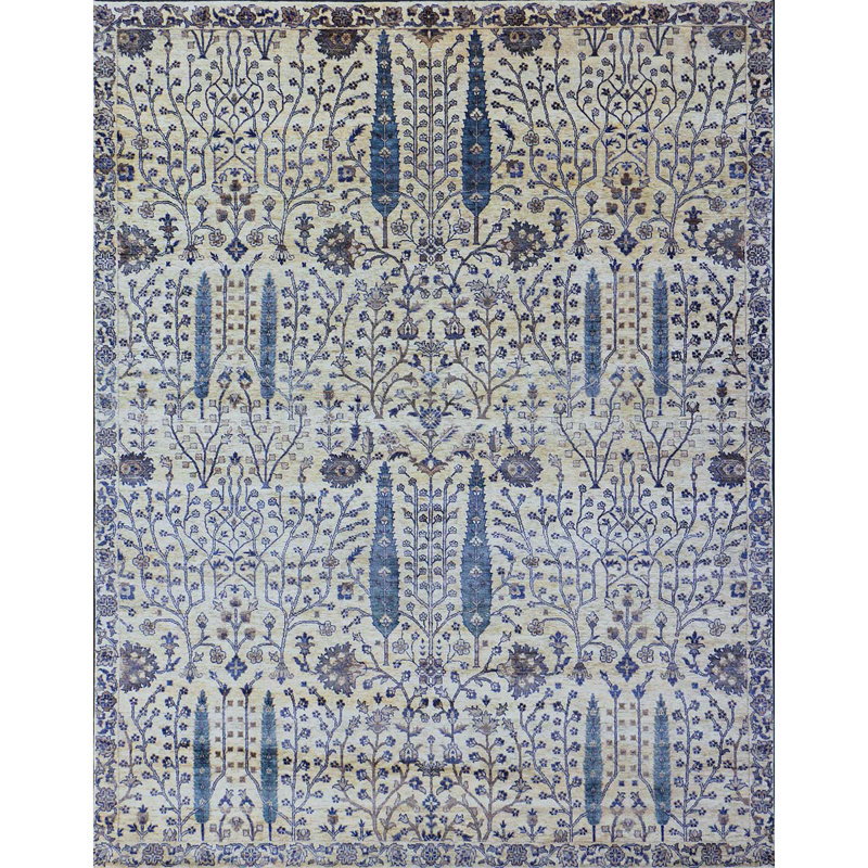Floral Area Rug, Rectangle 5' x 8'