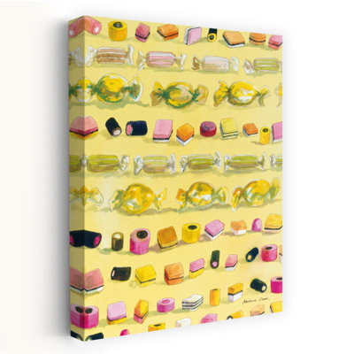 Art mural bonbon contemporain