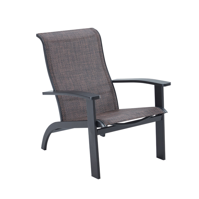 Chaise Adirondack Eillet, Noir, Brun