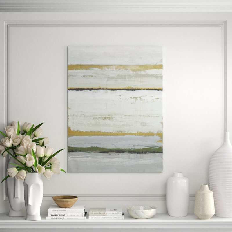 Golden Sand I (Hand Embellishment) Print by Samuel Kane, Plexi, 40" H x 30" W x 1.5" D