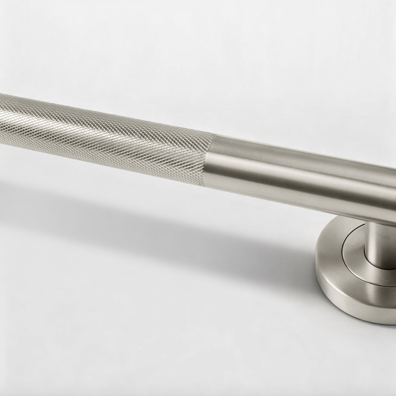 Barre d'appui 24 po, L 24 po, Nickel brossé