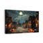 Fall Halloween Wall Art, Gothic Village Moonlight Scene Halloween Pictures Wall Decor, Modern Gallery-Inspired Style for Living Room Bedroom Entryway, Halloween Canvas Artwork 18×24 inches-402077114-402077125