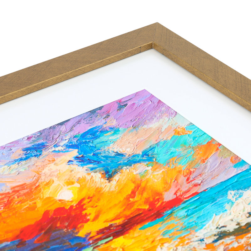 Mccown Gold Matte Picture Frame, 12" x 16"