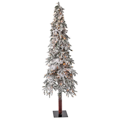 84' H Lighted Artificial Cypress Christmas Tree