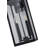 2-Light Matte Black Outdoor Wall Sconce With A Clear Glass Shade