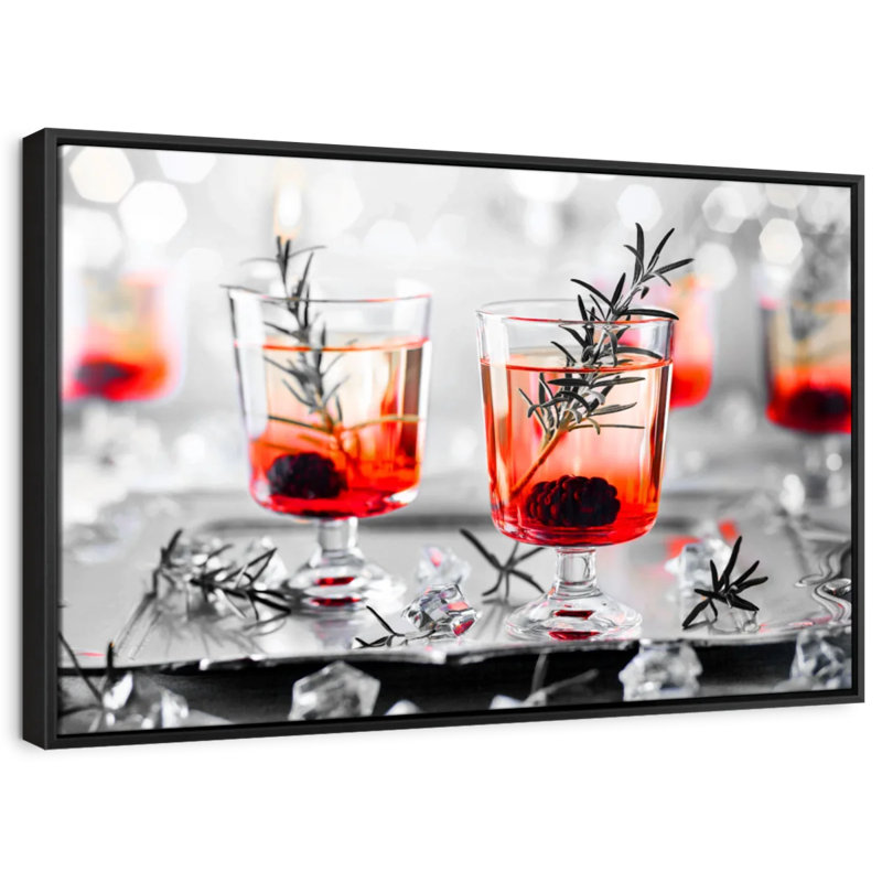 Impression sur toile Blackberry Whiskey, H 9 po x l 13 po