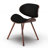Marana Upholstered Dining Chair with Bentwood Frame and Tapered Solid Wood Legs-93095421