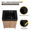 Ensemble de meuble-lavabo simple 24 po Philant-1492278159