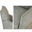 Modern Upholstered Skirted Arm Chair with Hidden Casters-118700269