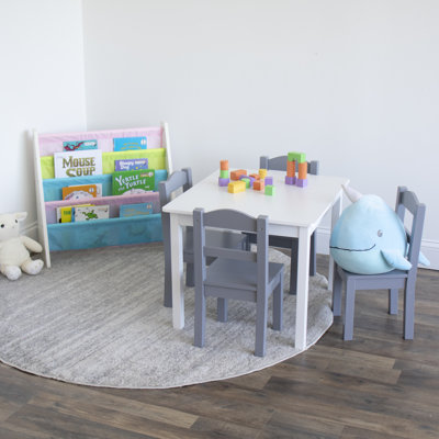 Ensemble de table de jeu / d'activité rectangulaire avec chaises pour enfant Aztlan