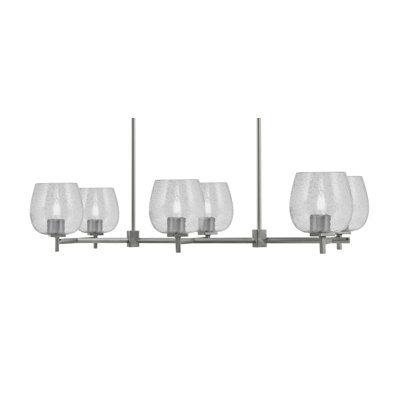 Luminaire pour îlot de cuisine 6 lumières Finola