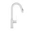 Robinet rétractable - 18,57 po pour cuisine avec robinet en nickel brossé-224848514