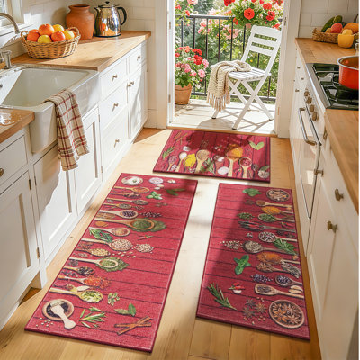Ensemble de 3 tapis de cuisine Farmhouse