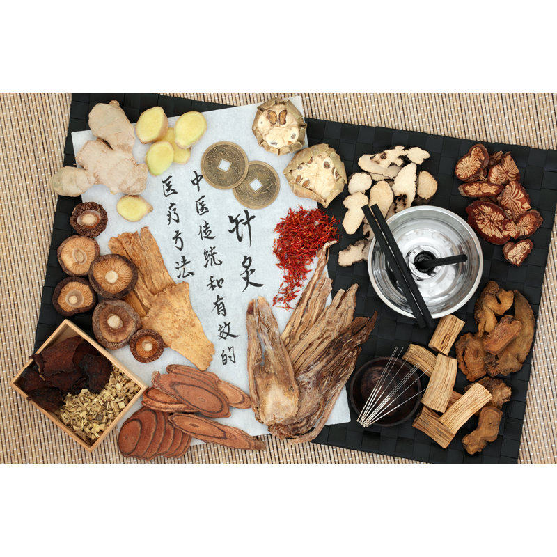 Traditional Chinese Medicine - Wrapped Canvas Print, 30cm H x 46cm W x 3.8cm D
