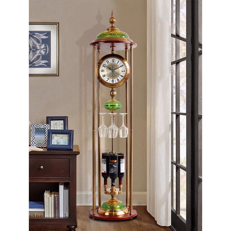 Modern minimalist quiet decorative floor clock