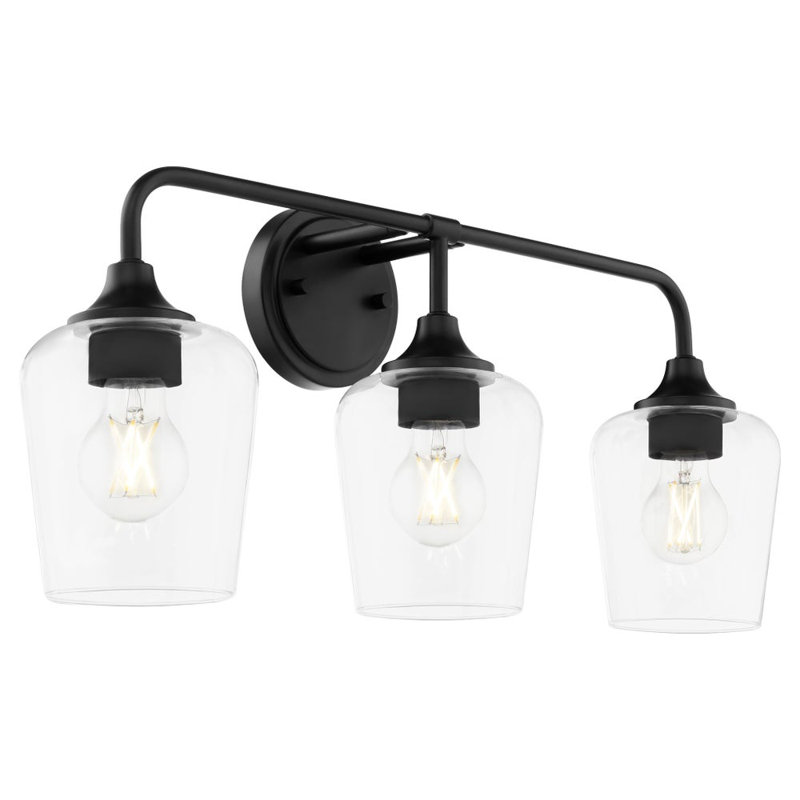 Ahren 3 - Light Vanity Light, Matte Black