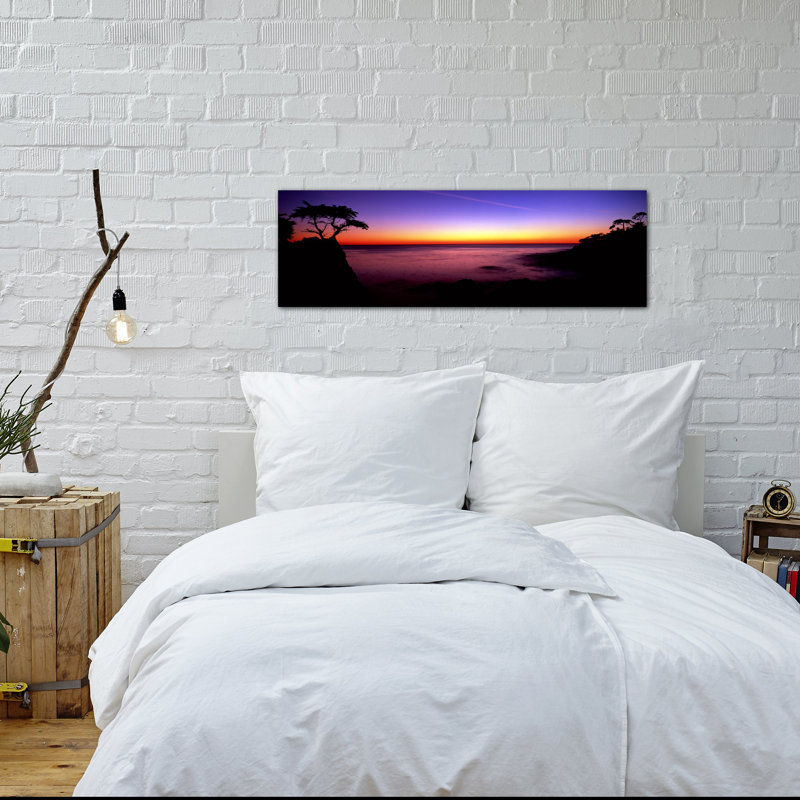 «Panoramic 17-Mile Drive, Pebble Beach, Carmel, California» par Panoramic Image, reproduction de photo sur toile tendue