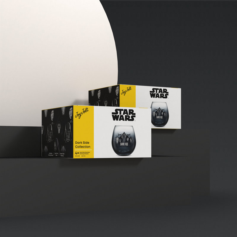 Star Wars Dark Side Stemless Drinking Glasses
