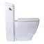 Toilette allongée une pièce 1,28 GPF (siège inclus)