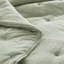 Ensemble de courtepointe brodée en gaze de coton 3 pièces pour grand / grand, sauge-126254124-126254126