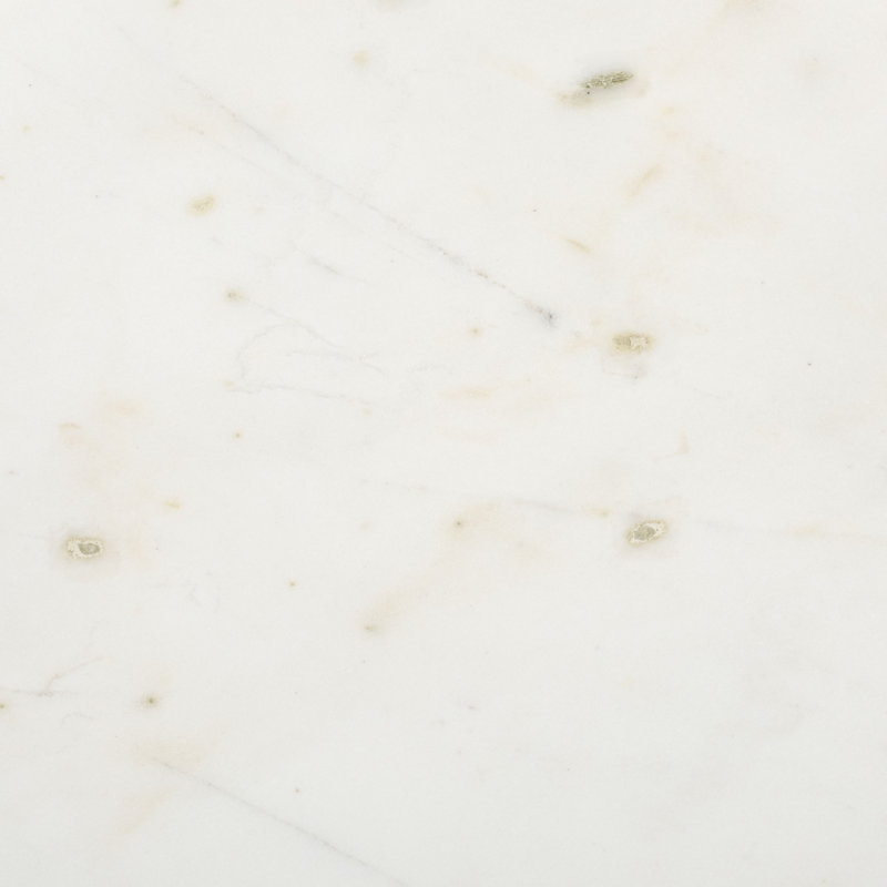 Table d'appoint Avanni, White, Gold