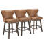 Tabouret de bar et de comptoir pivotant Caraline Patenaude (ensemble de 3)-107095803-107095805