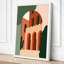 Terracotta Tower Modern - Wrapped Canvas-822650937-822650948