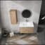 Meuble-lavabo mural 30 po avec armoire latérale