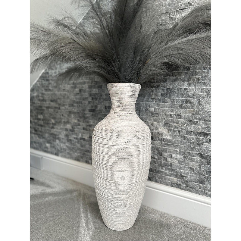 Eena Wood Floor Vase