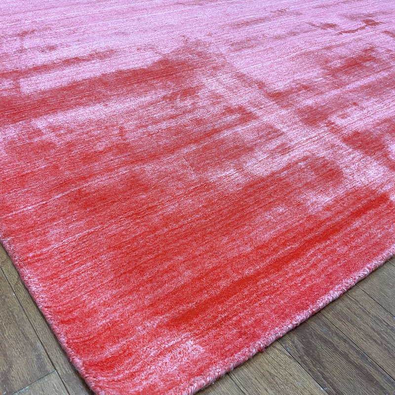  Handmade Modern Gabbeh Bamboo Silk Rug, Rectangle 8 pi x 10 pi