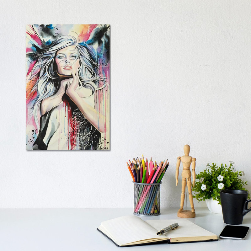 Constant Craving VII by Ellectra Art - Painting on Canvas, 30.48cm H x 20.32cm W x 1.91cm D, Wrapped Canvas
