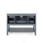 Meuble-lavabo gris 48 po sans comptoir